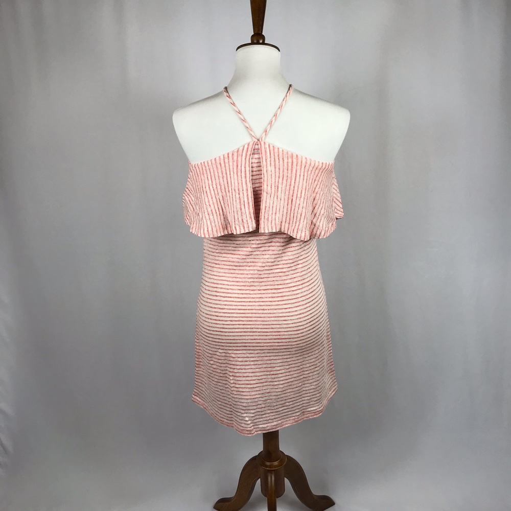 Splendid Striped Halter Linen Blend Dress (XS) NW - Picture 5 of 8